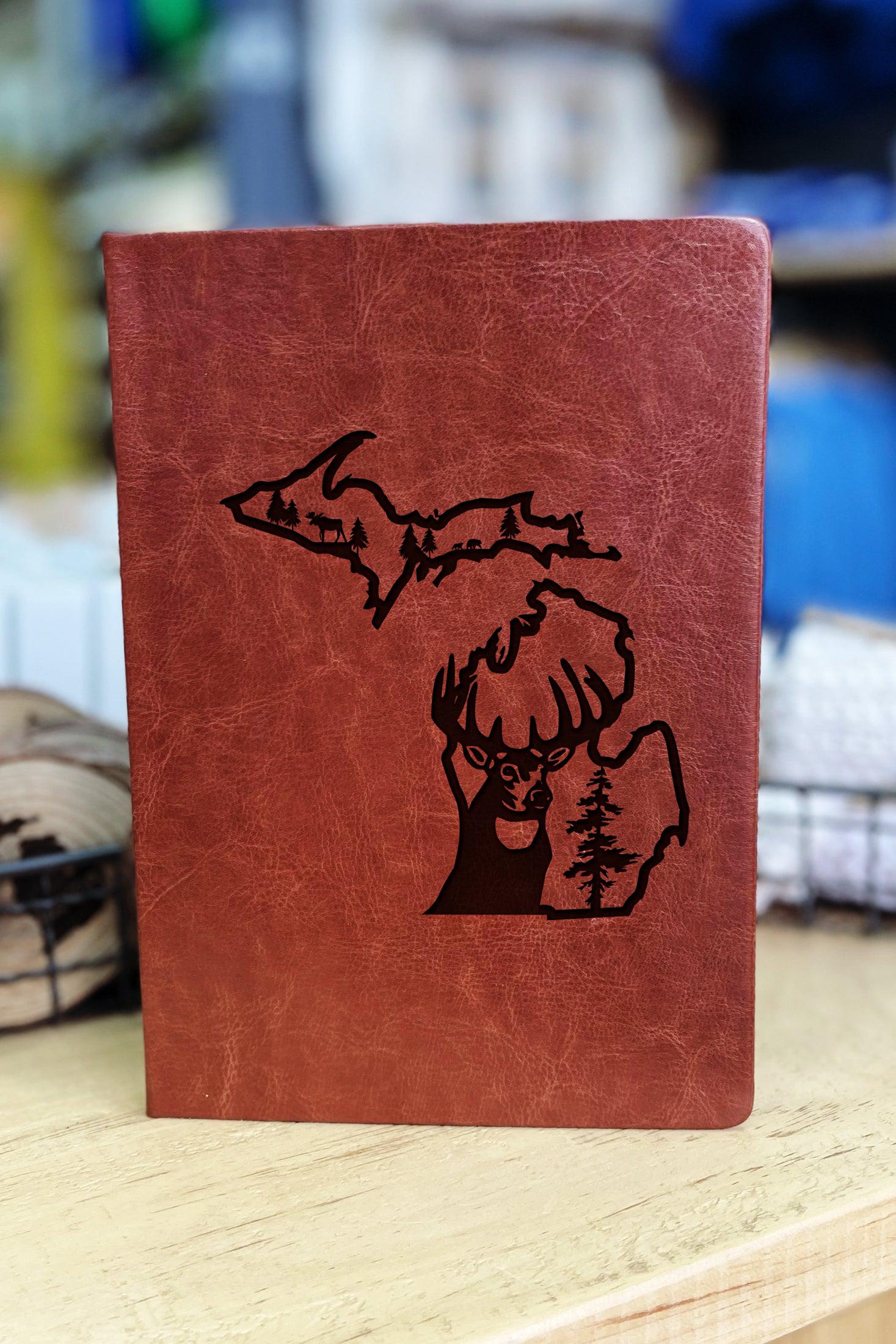 Deer - Michigan - Leather Journal