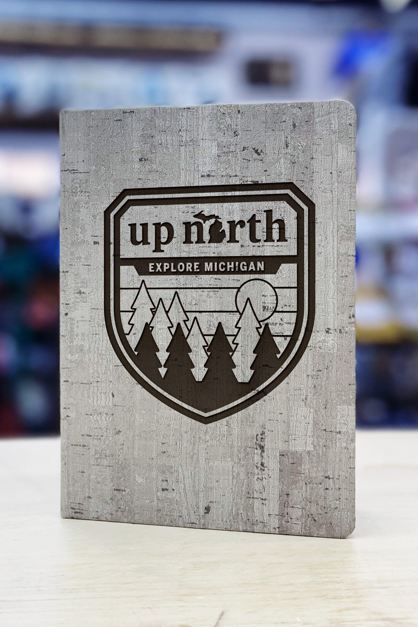 Explore Michigan Up North - Badge - Leather Journal