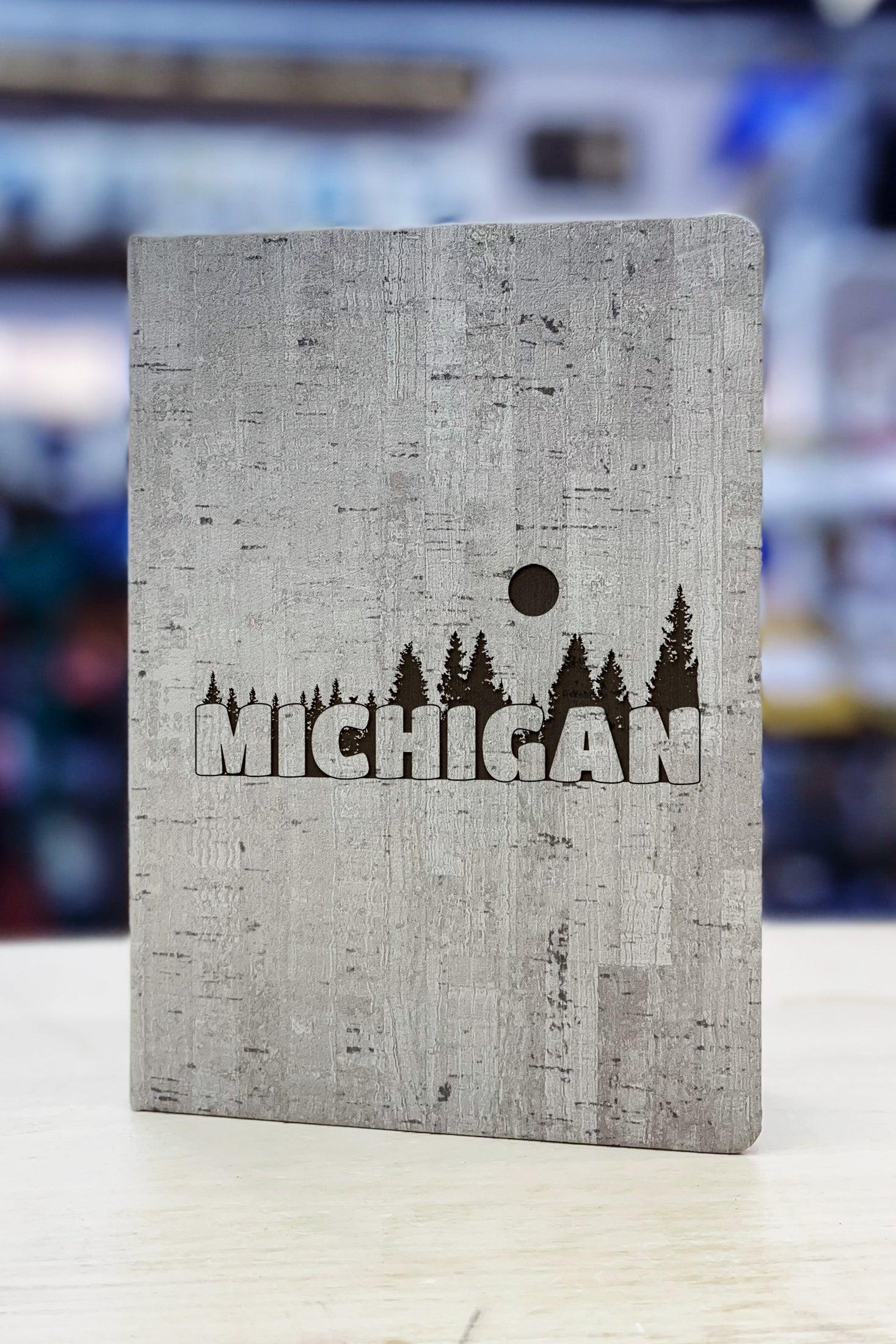 Trees Of Michigan - Leather Journal