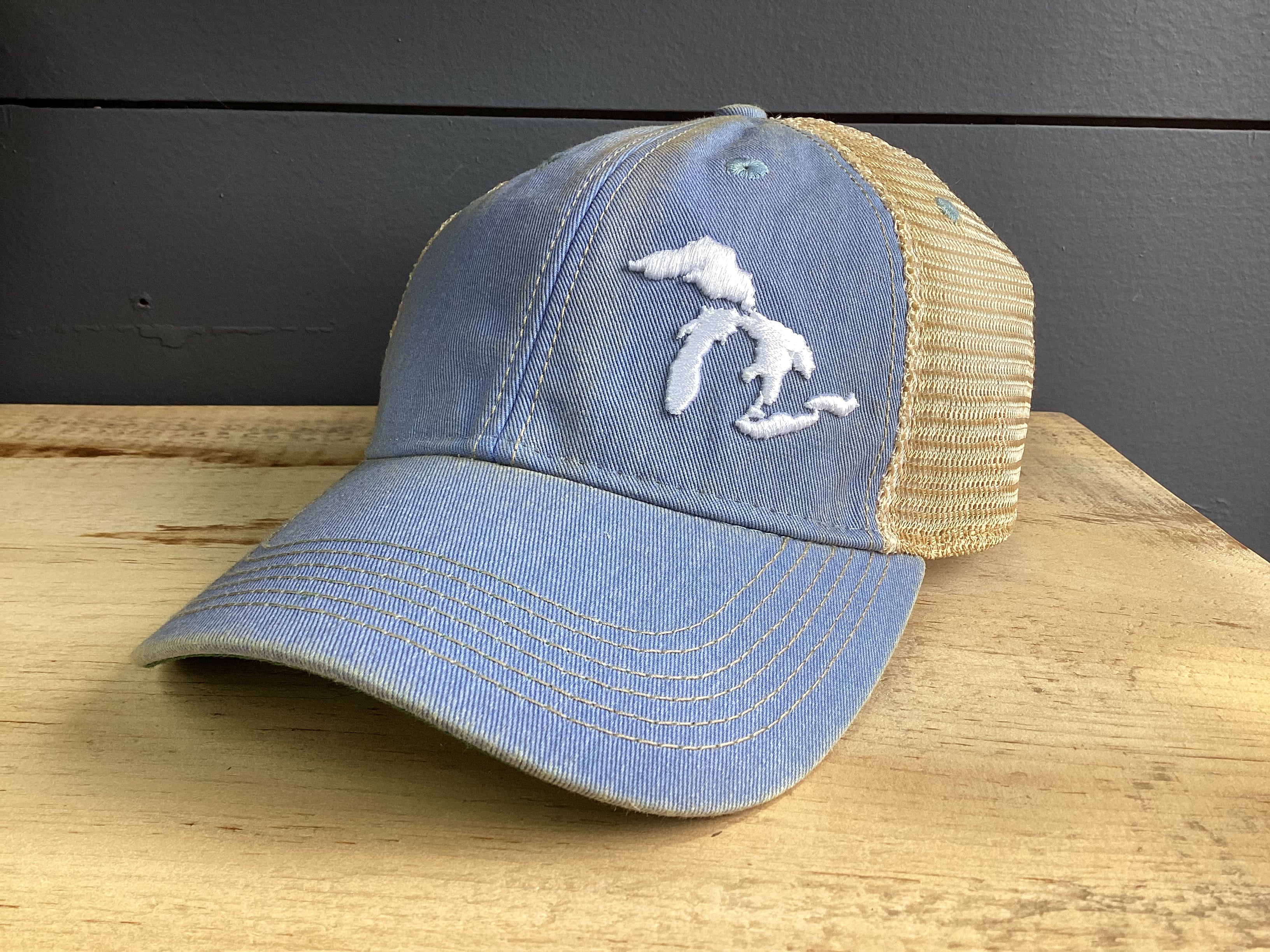 Great Lakes - Sky Blue - Raised Embroidered Hat