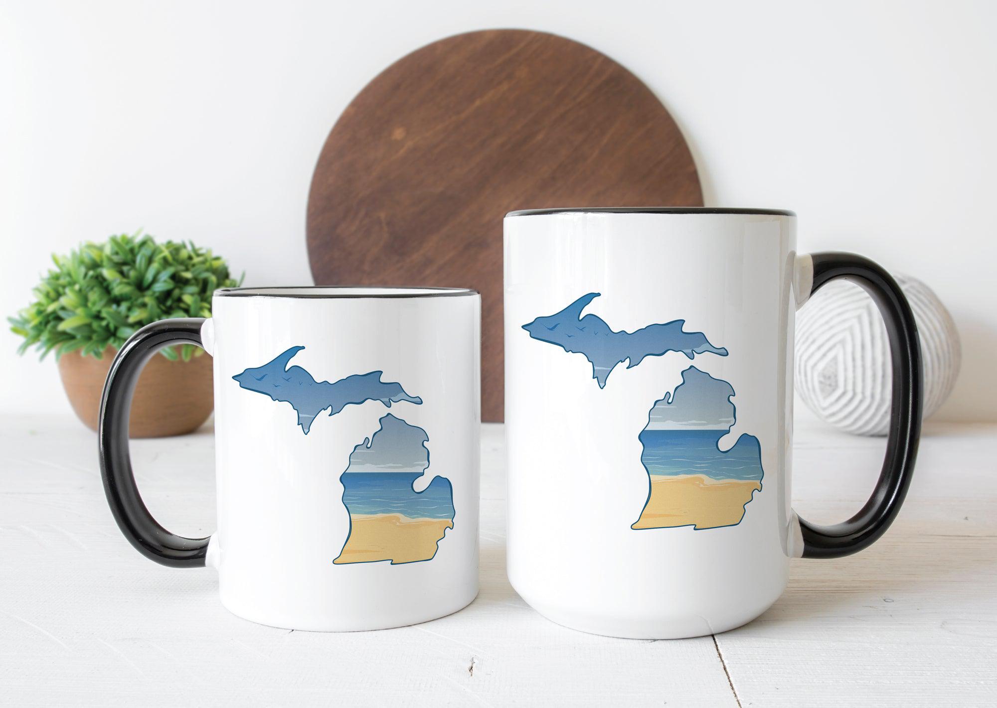 Beach Michigan Mug