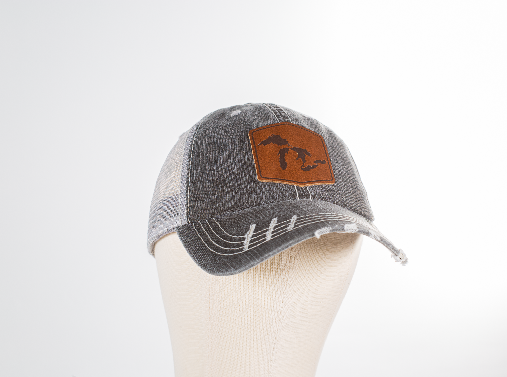 Great Lakes Leather Patch Hat