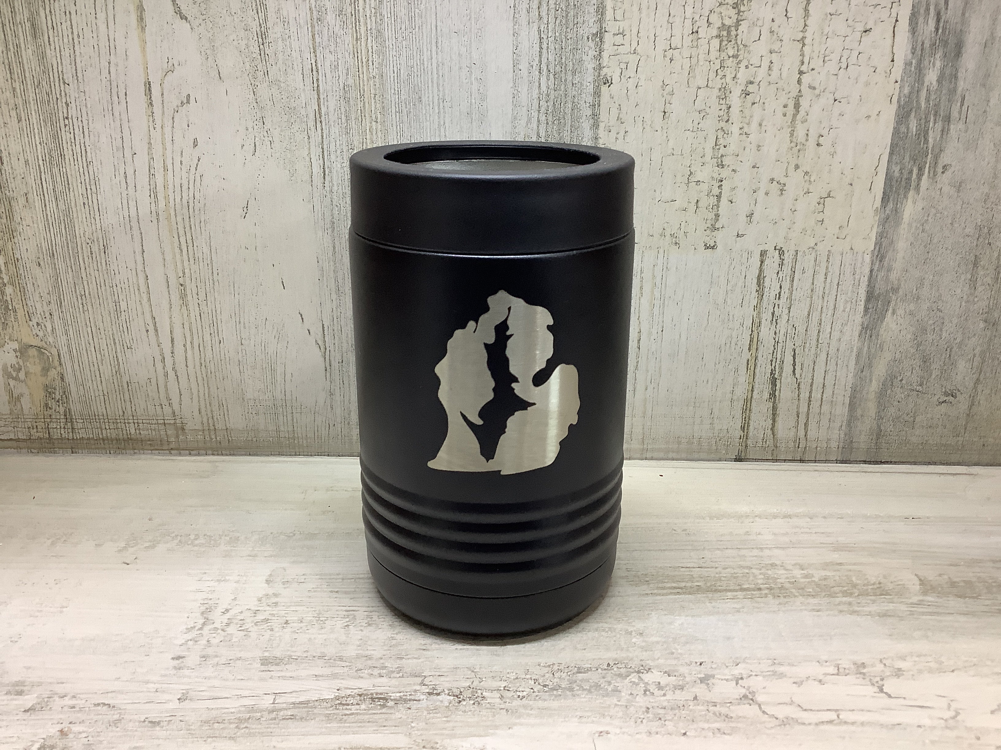 Engraved - UP inside LP - Black - Insulated Can Tumbler