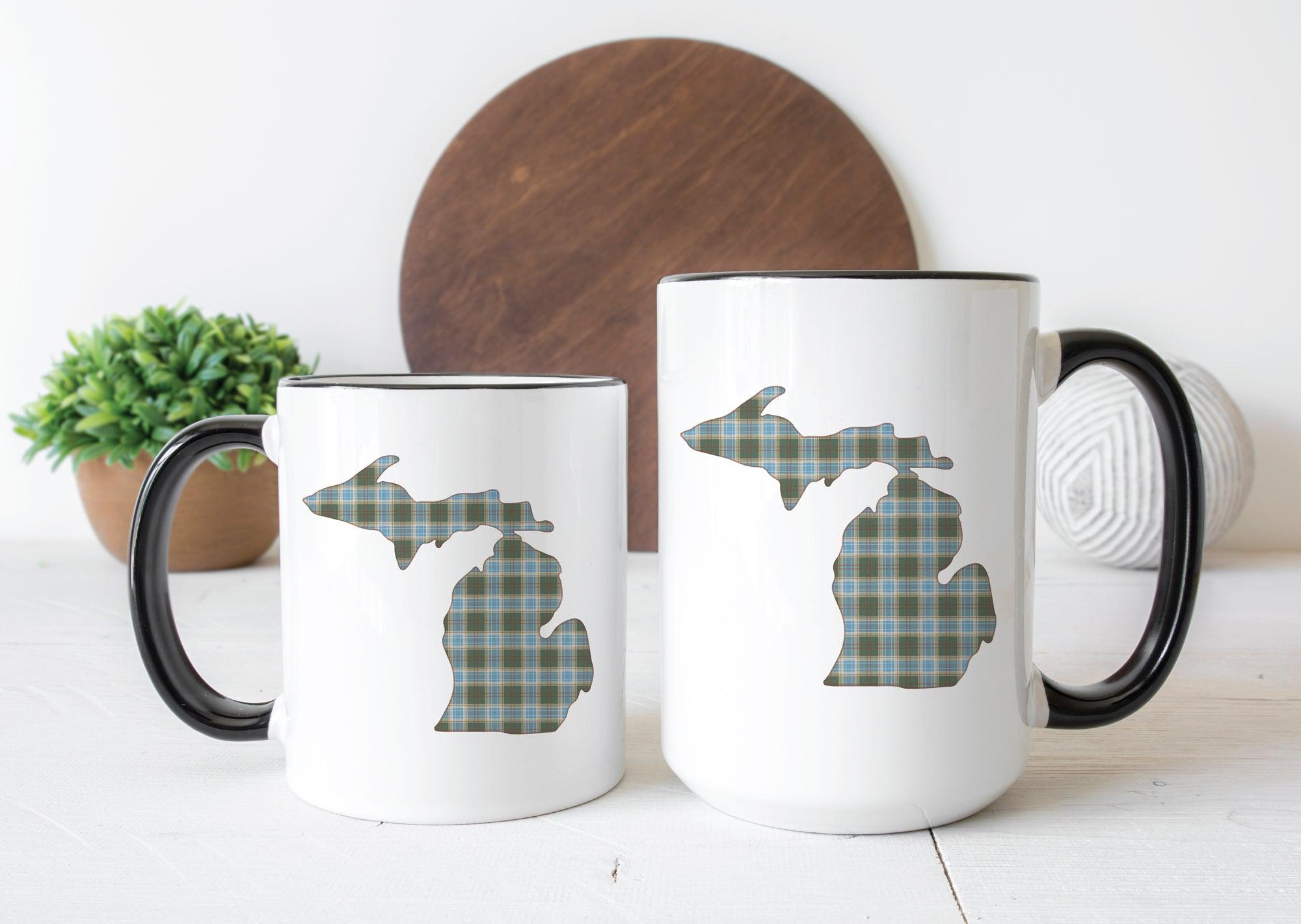 Tartan Plaid Michigan Mug