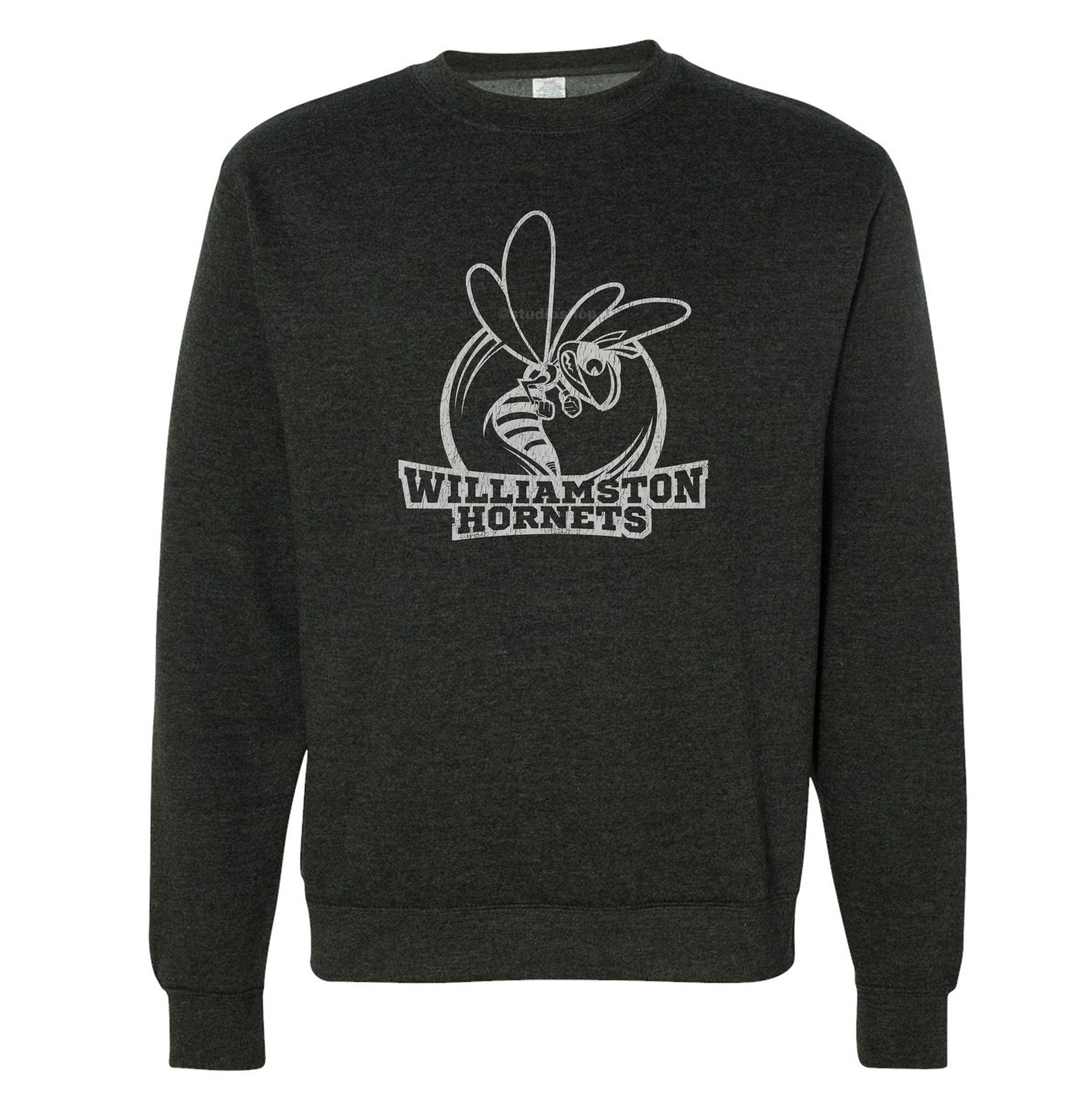 "Williamston" Hornet Outline - Vintage - Adult Comfy Sweatshirt