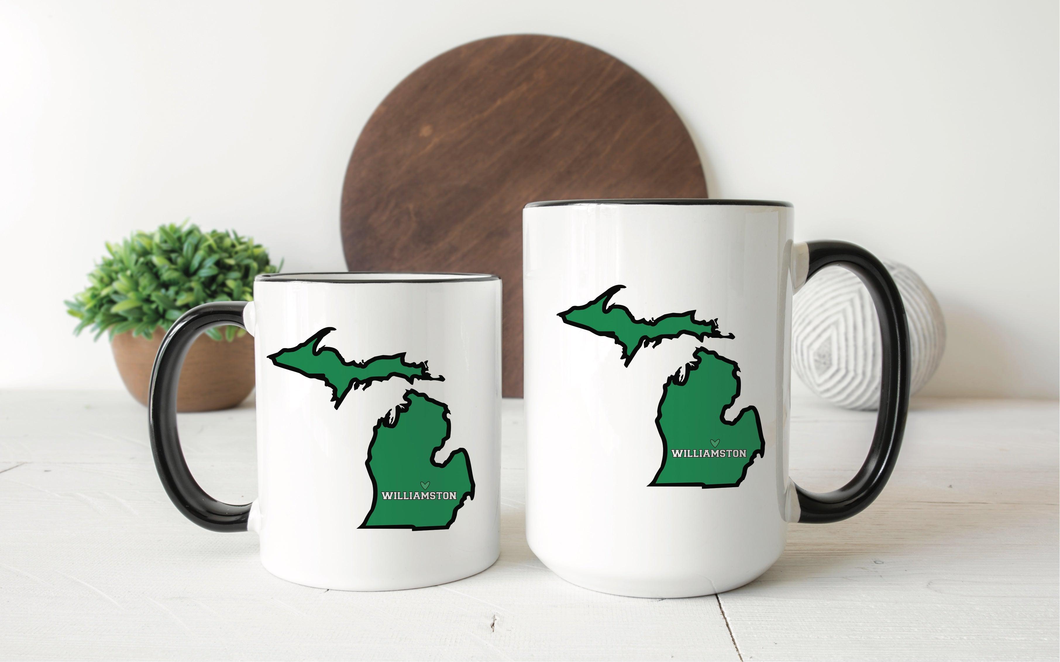Williamston Michigan Heart Mug